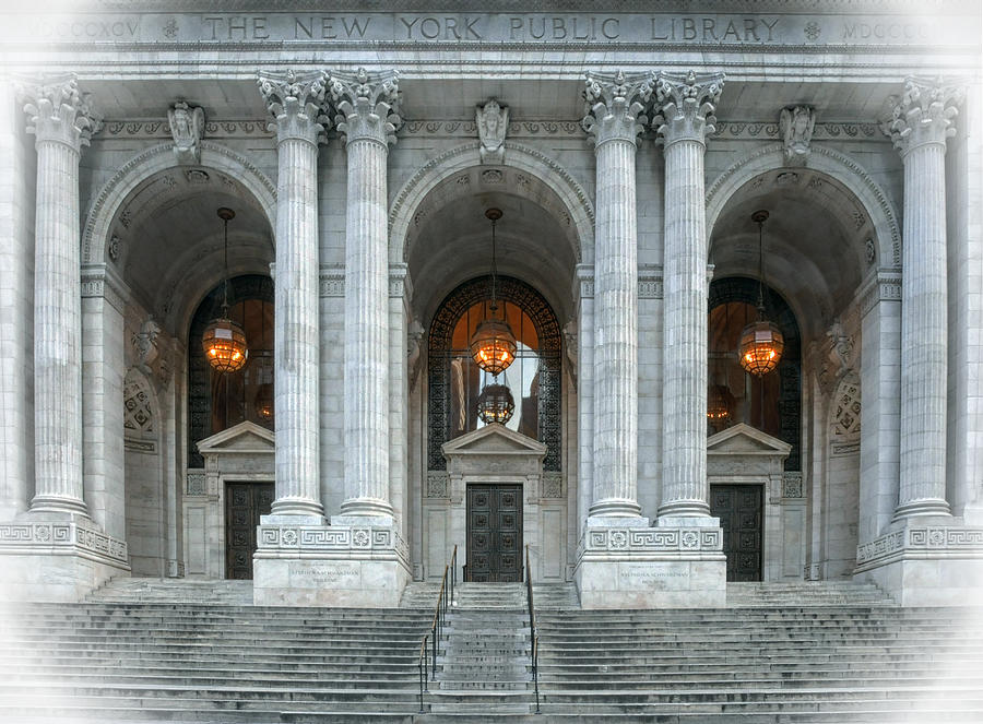 The New York Public Library Photograph by Dave Mills