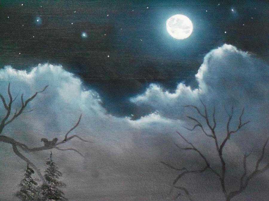 Tree Painting - The Night Before Christmas by Ricky Haug