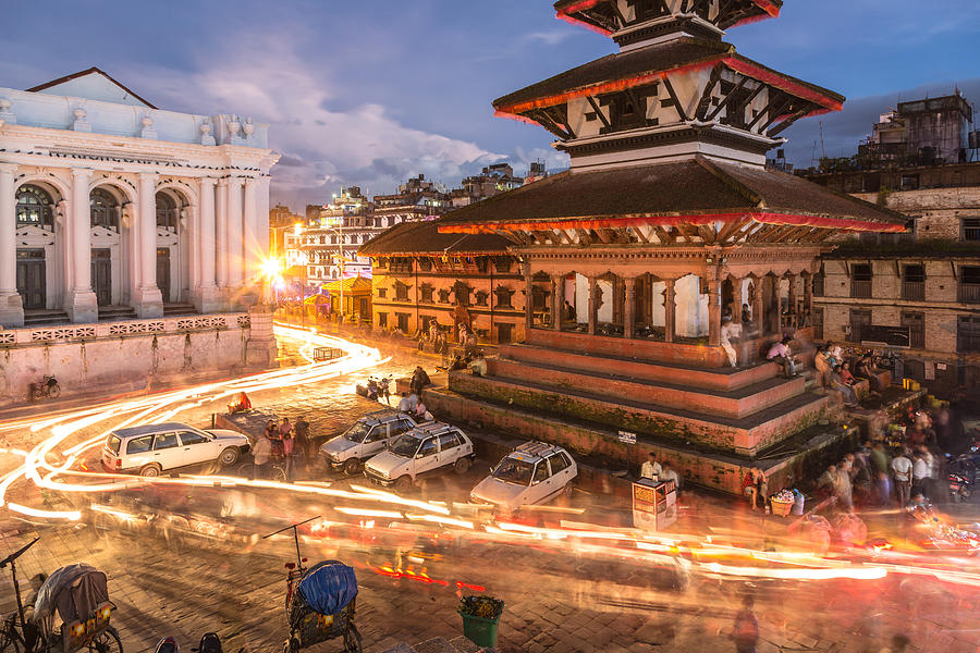 The night of Kathmandu Photograph by @ Didier Marti