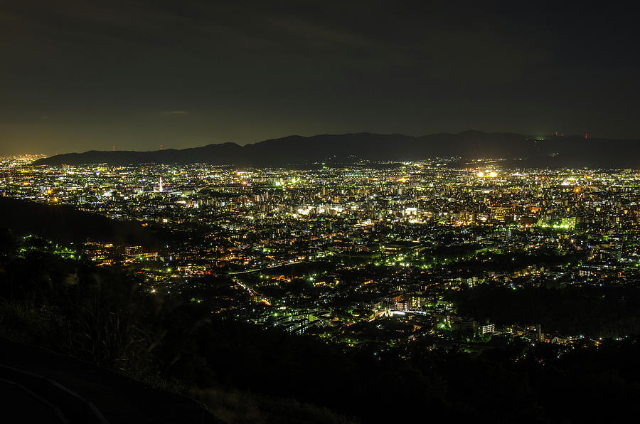 The Night Scene Of Kyoto Photograph by Kaoru Hayashi