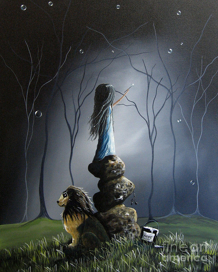 The Night Watchman by Shawna Erback Painting by Moonlight Art Parlour