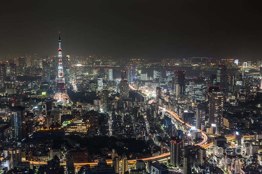 The nights of Tokyo Photograph by Didier Marti