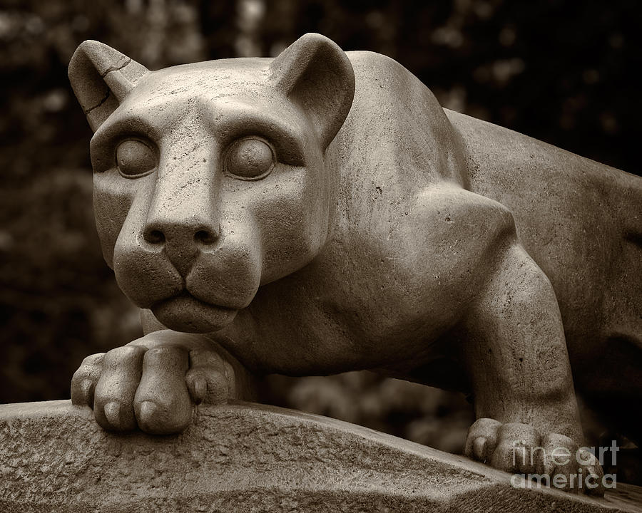 The Nittany Lion Shrine Photograph by Mark Miller