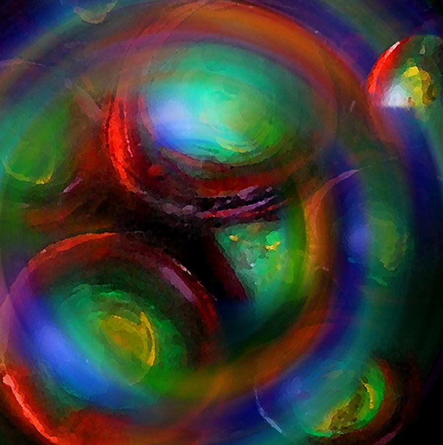 The No.7 Colored Hurricane Digital Art
