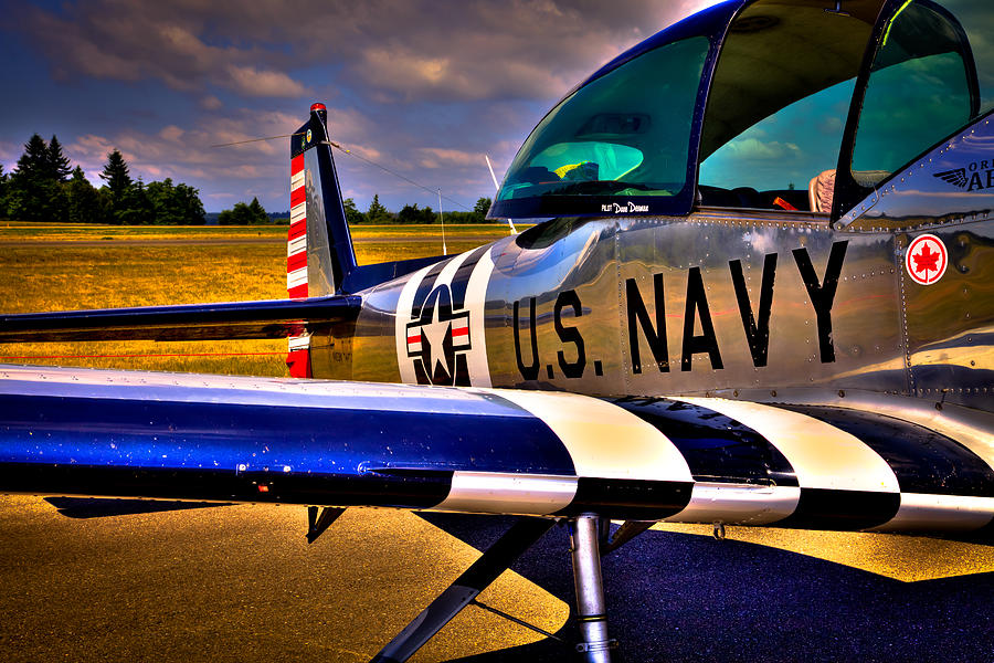 Airplane Photograph - The North American L-17 Navion Aircraft by David Patterson