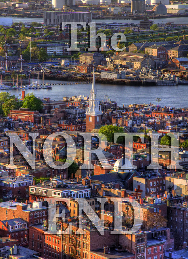 The North End - Boston Poster Photograph by Joann Vitali