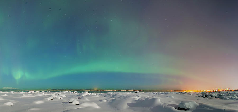The Northern Lights Shine Above The Photograph by Kevin Smith / Design Pics