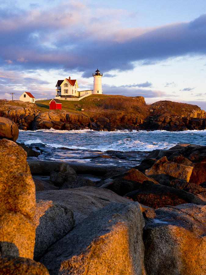 The Nubble Lighthouse Photograph by Steven Ralser