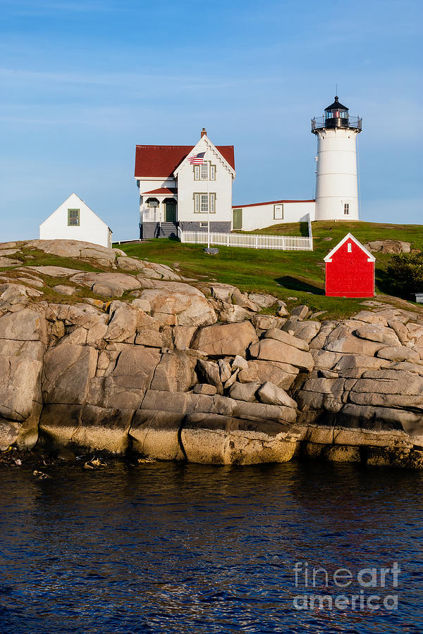 Spring Photograph - The Nubble York Maine by Dawna Moore Photography