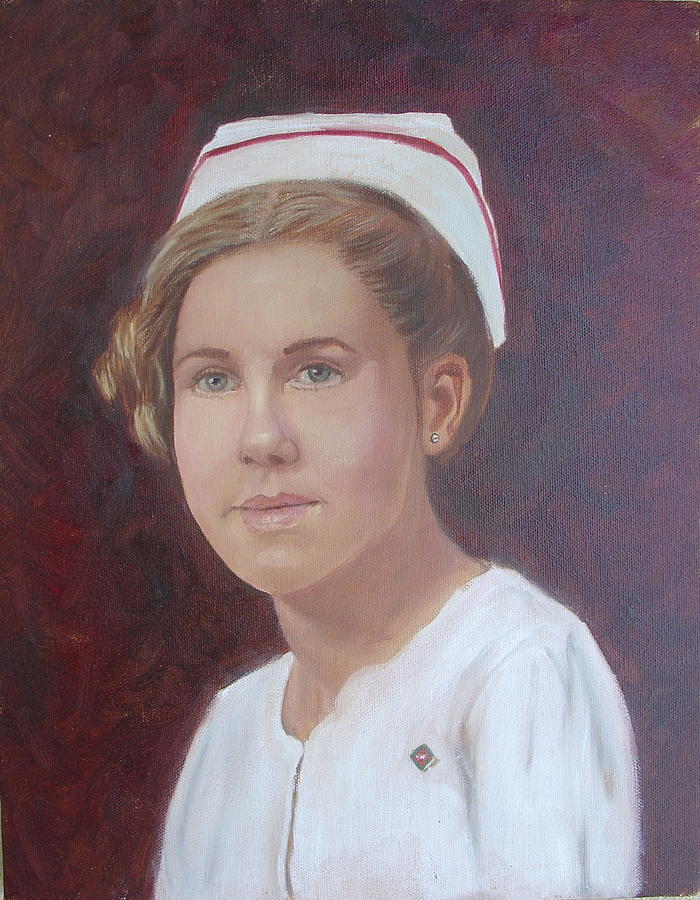 The Nurse Painting by Sharon Schultz