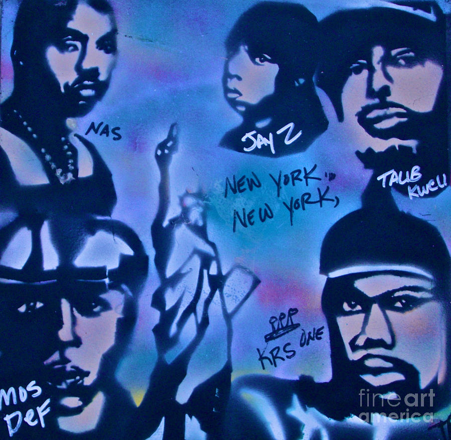 Jay Z Painting - The NYC side by Tony B Conscious