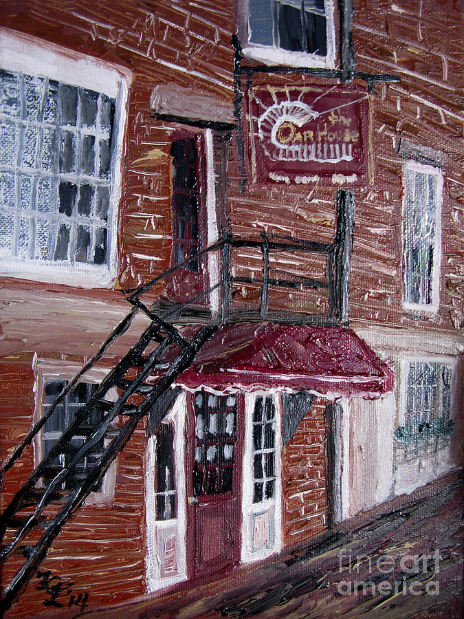 The Oar House Painting by Francois Lamothe