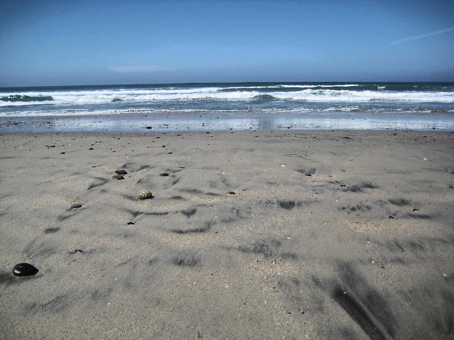 The Ocean Paints The Sand Photograph by Melissa McCrann