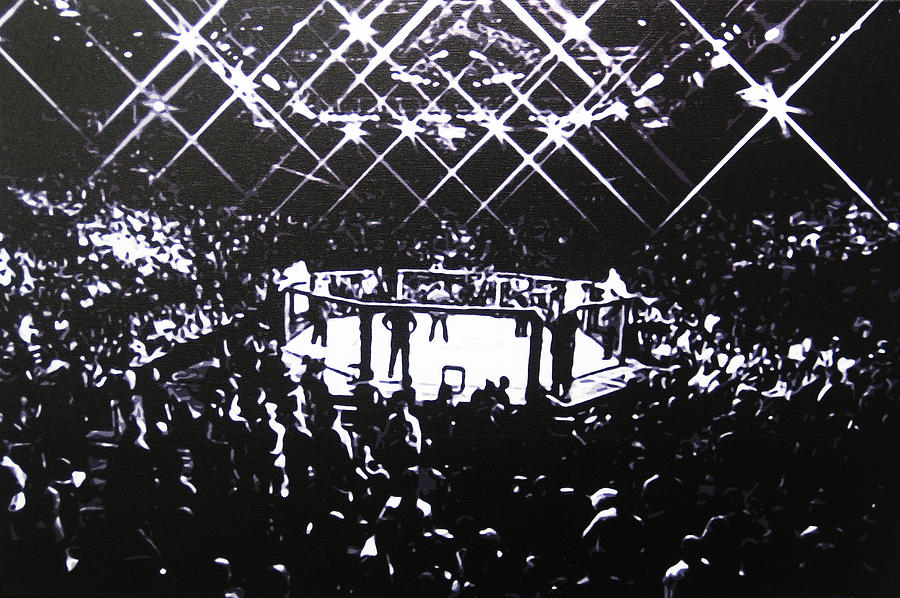 Mma Painting - The Octagon by Geo Thomson