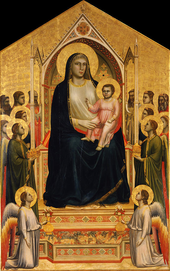 The Ognissanti Madonna Painting by Giotto