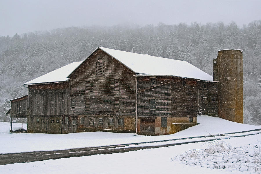 The Old Barn     Faded But Sturdy Photograph by Gene Walls