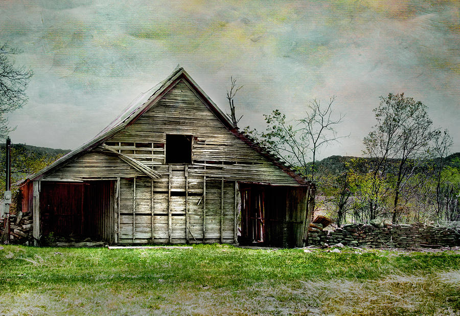 Barn Photograph - The Old Barn by David and Carol Kelly