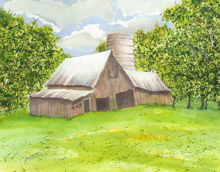 The Old Barn Painting by Joel Deutsch