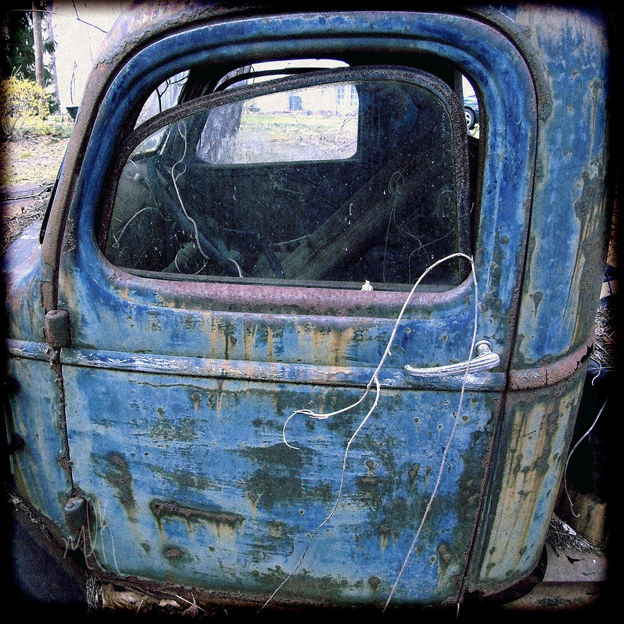 The Old Blue Chevy #2 Photograph by Louise Kumpf