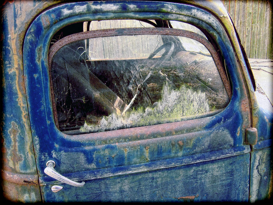 The Old Blue Chevy Photograph by Louise Kumpf