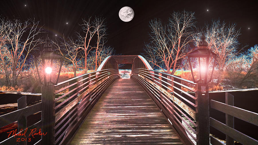 The Old Bridge Digital Art by Michael Rucker