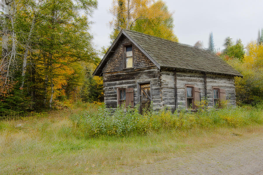 The Old Cabin Photograph by Linda Ryma