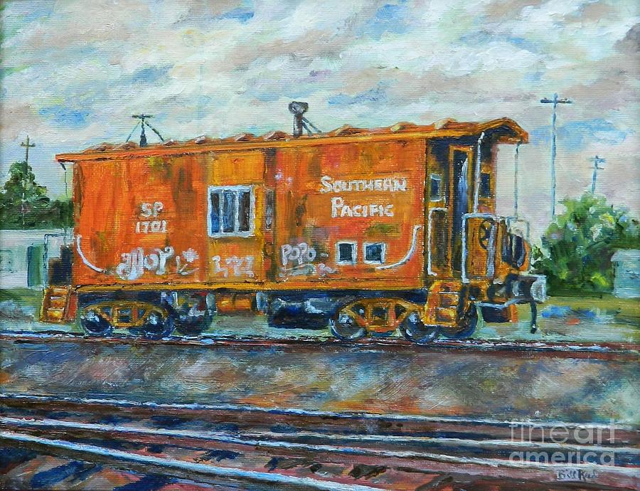 The Old Caboose Painting by William Reed