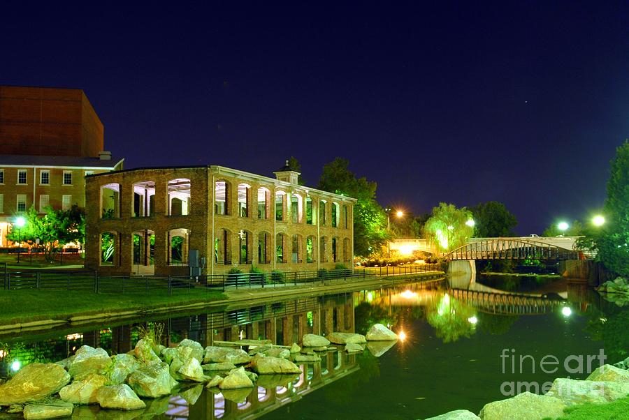 Landscape Photograph - The Old Carriage House In Downtown Greenville SC by Willie Harper