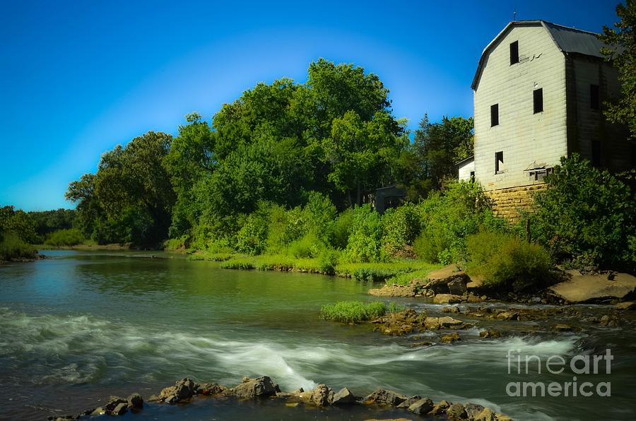 The Old Cedar Hill Mill  Photograph by Peggy Franz