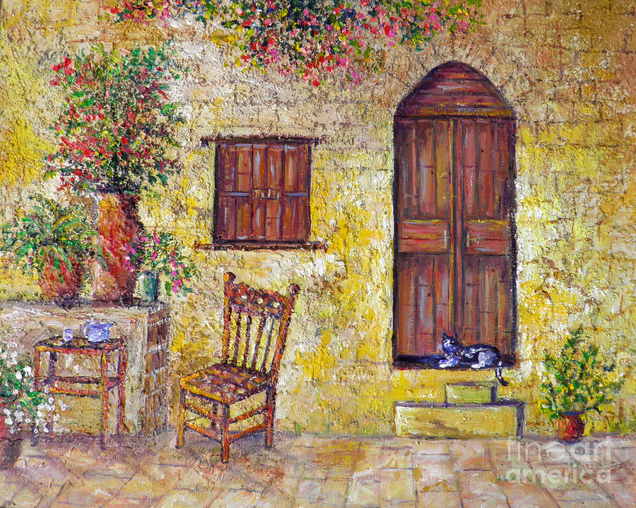 Turkey Painting - The Old Chair by Lou Ann Bagnall