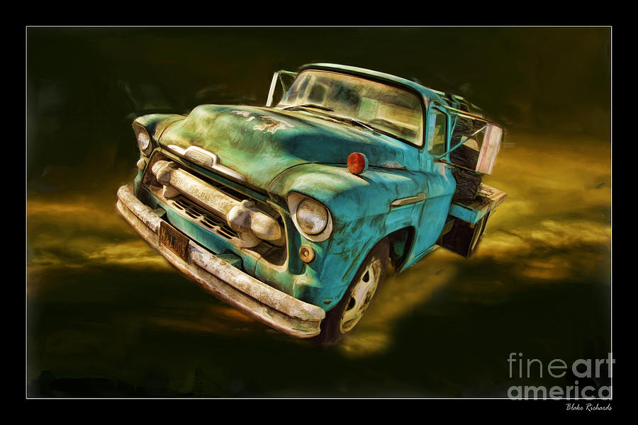 Truck Photograph - The Old Chevy Max by Blake Richards