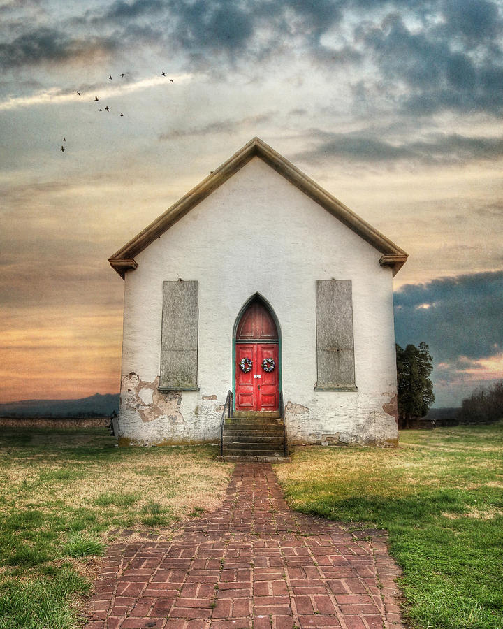 Jesus Christ Photograph - The Old Church by Lori Deiter