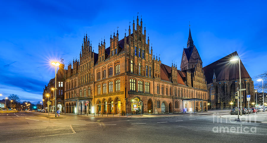 The Old City Hall of Hannover Photograph by Michael Abid - Fine Art America