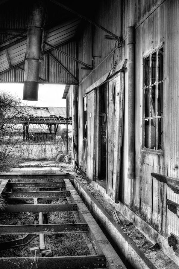 The Old Cotton Gin BW Photograph by JC Findley