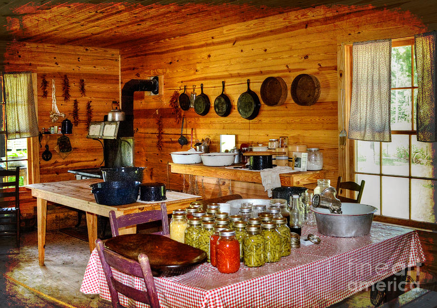 The Old Country Kitchen Photograph By Kathy Baccari