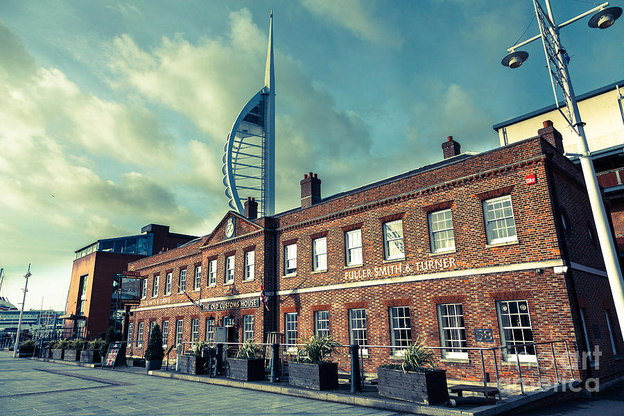 The Old Customs House at Gunwharf Quays Portsmouth now a Fuller Photograph by Peter Noyce