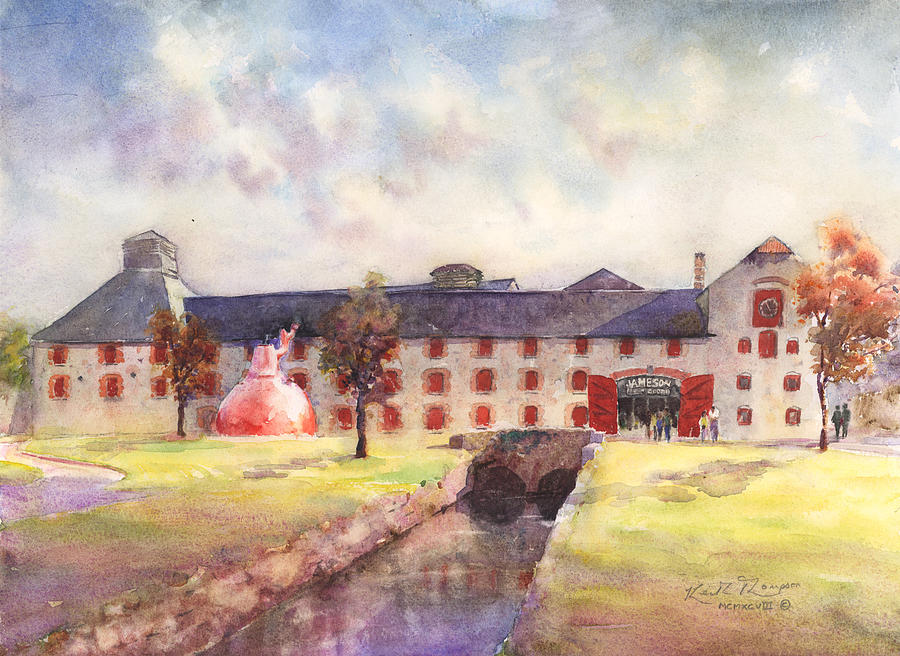 The Old Distillery Jameson Experience Midleton Cork Ireland Painting by Keith Thompson