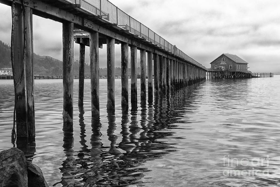 Architecture Photograph - The Old Fishing Pier by Sandra Bronstein