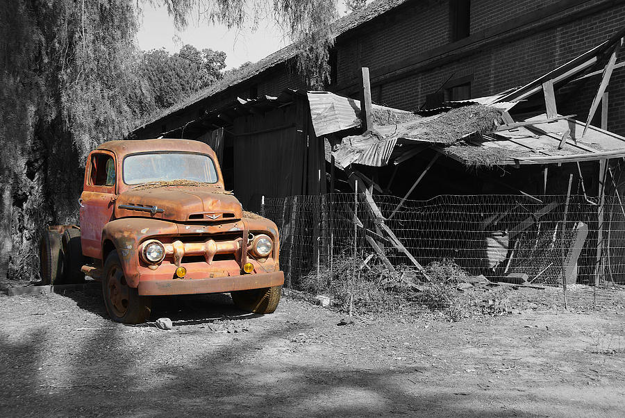 The Old Ford Truck Photograph by Richard J Cassato