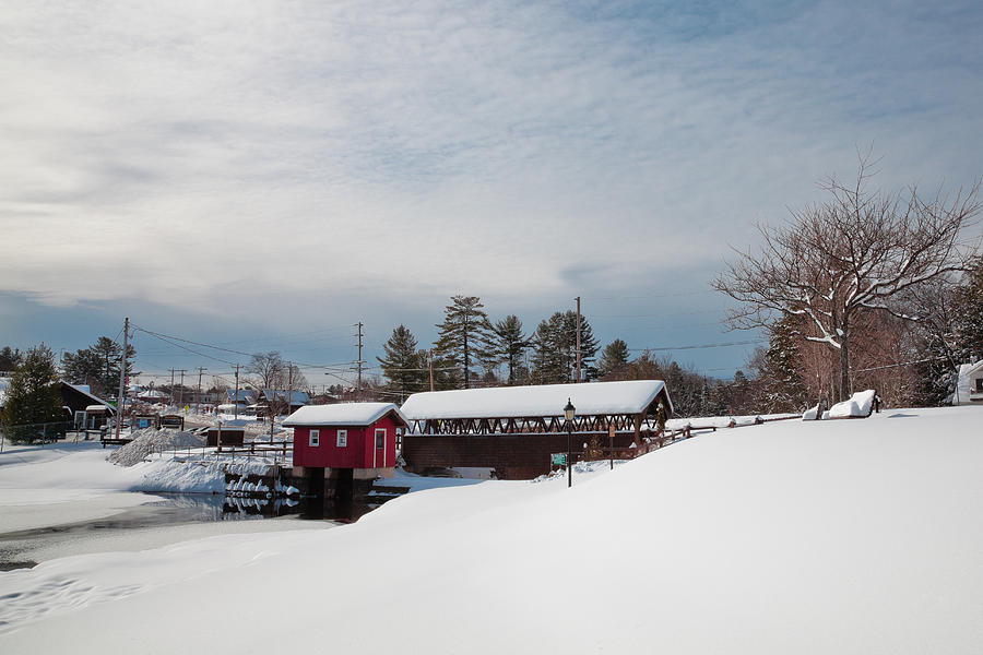 The Old Forge Covered Bridge Photograph by David Patterson
