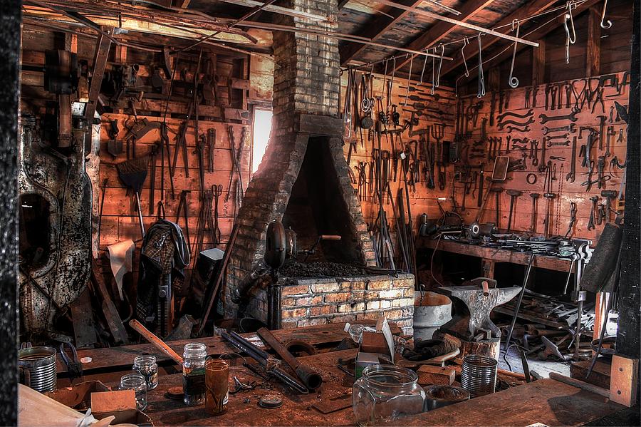 The Old Forge Photograph by David Matthews