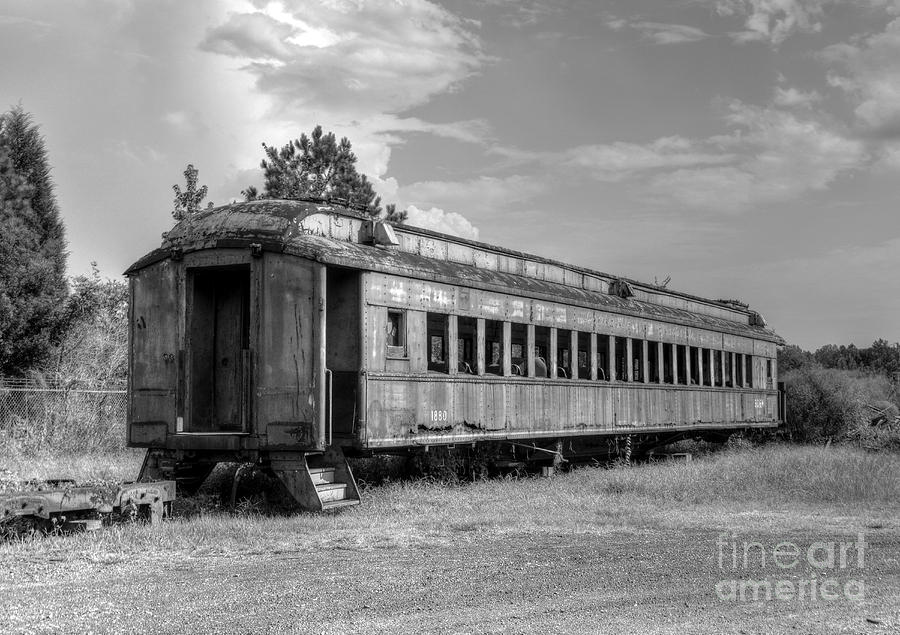 The Old Forgotten Train Photograph by Kathy Baccari