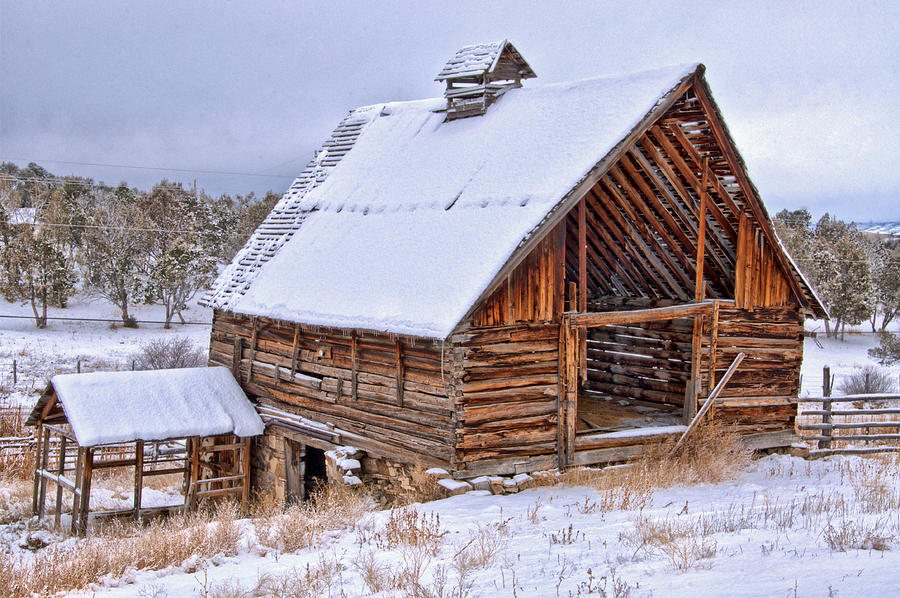 The Old Fruitland Mesa Barn  Photograph by Eric Rundle
