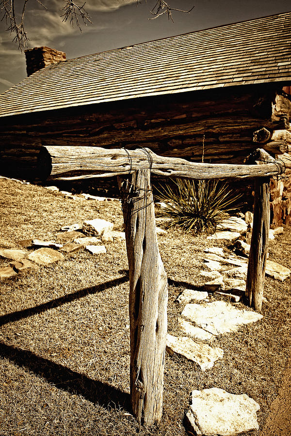 The Old Hitching Post Photograph by Lincoln Rogers