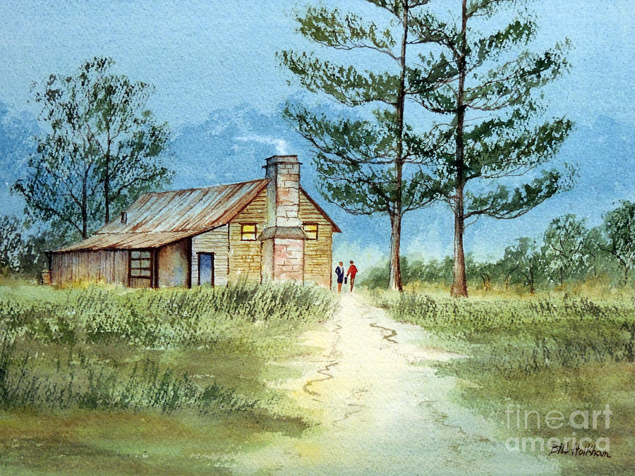 The Old Homestead Painting by Bill Holkham