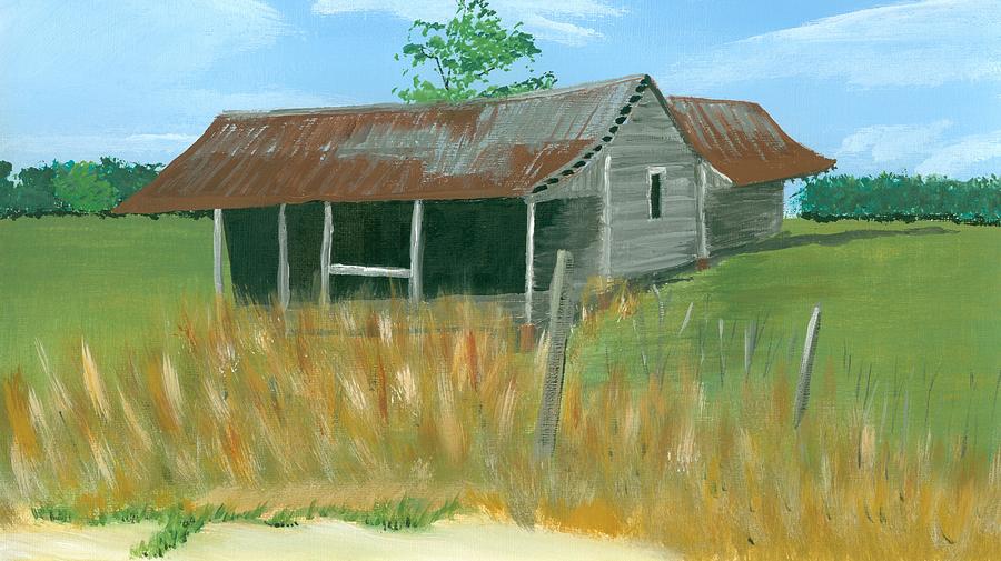 The Old Homestead Painting By Kecia Ellis - Fine Art America