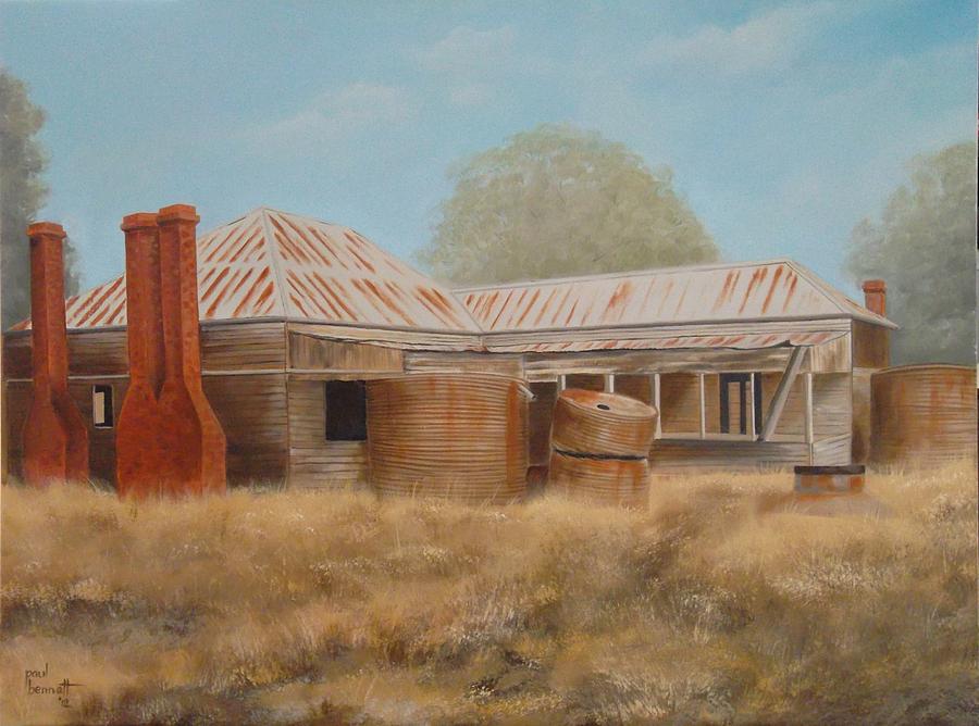 Landscape Painting - The Old Homestead by Paul Bennett