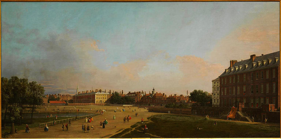 The Old Horse Guards from St James s Park Painting by Celestial Images