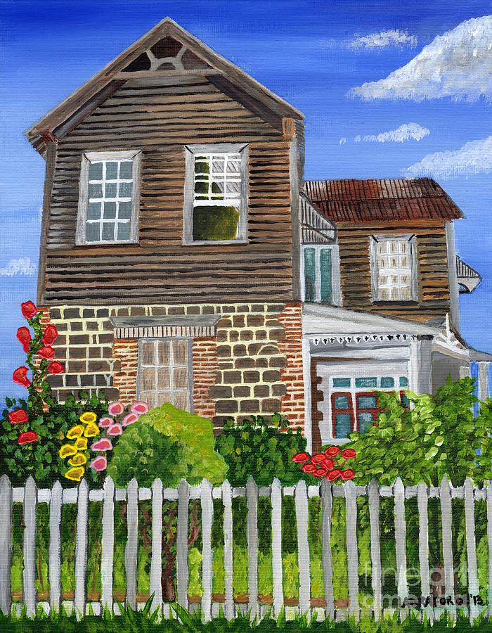 The Old House Painting by Laura Forde