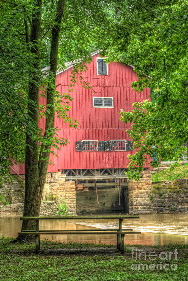 The Old Indian Mill Photograph by Pamela Baker
